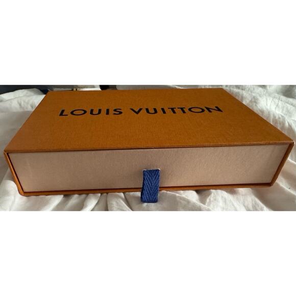 LOUIS VUITTON Gift Box Storage 9.8” X 5.5” X 1.8” With Pull Out Drawer Empty - Picture 3 of 7